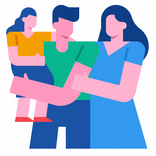 Child, family, father, happy, mother, together icon - Download on Iconfinder