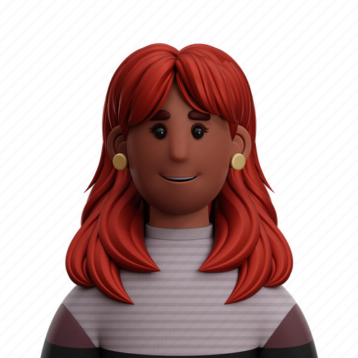 Woman, lady, girl, person, people, female, avatar 3D illustration - Download on Iconfinder