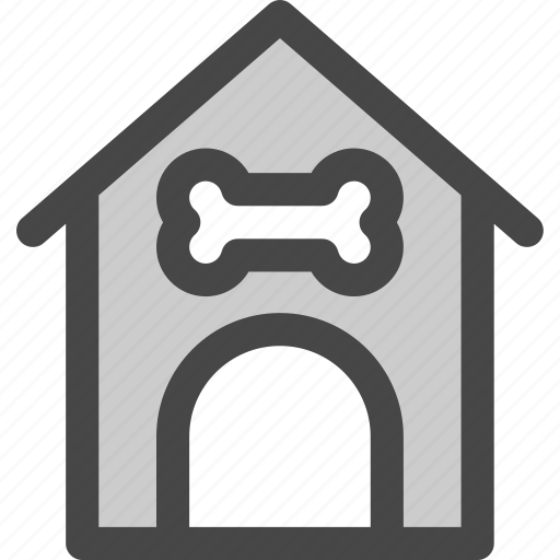 Animal, bone, dog, house, pet, shed, shelter icon - Download on Iconfinder