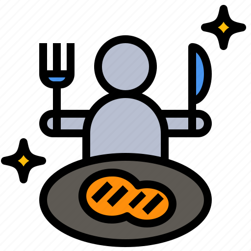 Eating, meal, restaurant, food, dinner icon - Download on Iconfinder