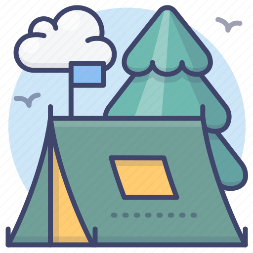 Camping, tent, camp, outdoor icon - Download on Iconfinder