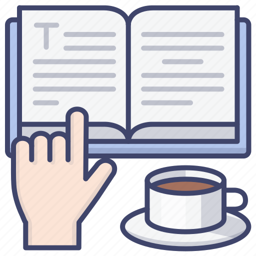 Read, reading, book, coffee icon - Download on Iconfinder