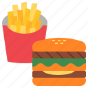 burger, eating, fast, food