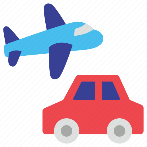 Airplane, car, transportation, travel icon - Download on Iconfinder