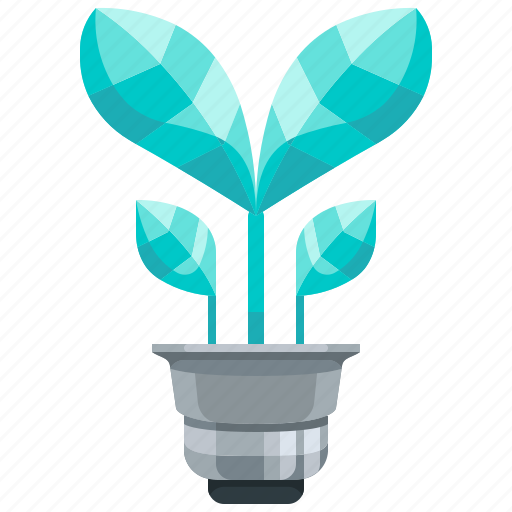 Ecology, electricity, electronics, energy, leaf, plant, save icon - Download on Iconfinder