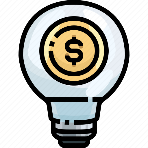 Bulb, creative, dollar, idea, innovation, invention, light icon - Download on Iconfinder