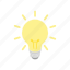 bulb, concept, electricity, energy, idea, isometric, light 