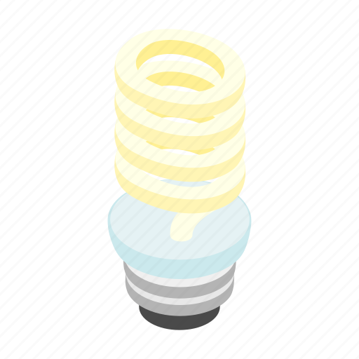 Bulb, electric, energy, idea, isometric, power, technology icon - Download on Iconfinder