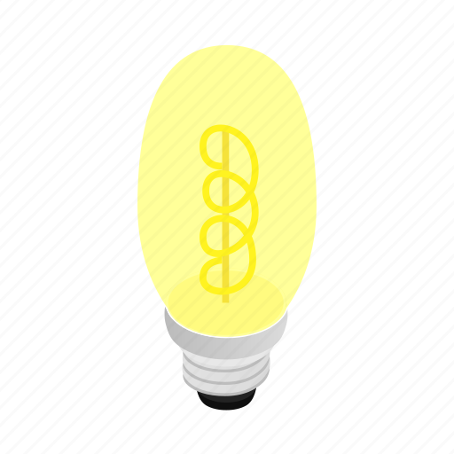 Bulb, concept, electricity, energy, idea, isometric, light icon - Download on Iconfinder