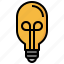 light, bulb, idea, foco, conclusion, electricity, illumination, invention 