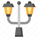 street, light, lamp, post, lights, illumination, bulb