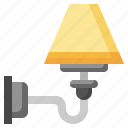 wall, lamp, furniture, household, electric, electronic, light, bulb