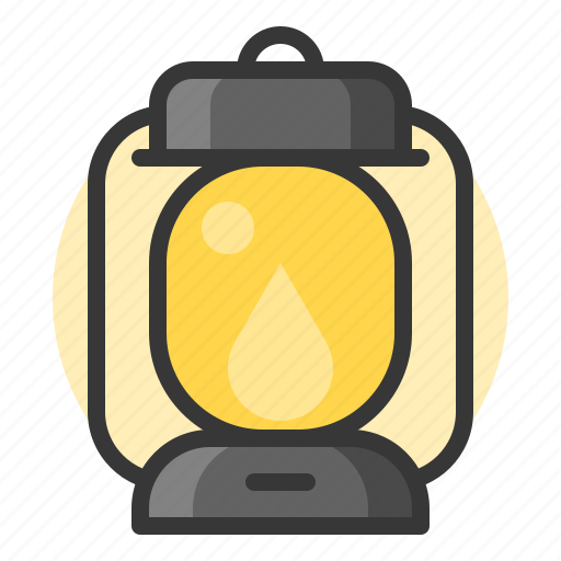 Camping, glow, hurricane lamp, light, of, shine, source icon - Download on Iconfinder