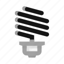 lightbulb, fluorescent, lamp, electric, lighting, bulb, spiral