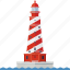 beacon, building, lake michigan, lighthouse, nautical, safety, white shoal lighthouse 