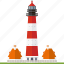 beacon, building, houses, lighthouse, nautical, westerheversand lighthouse, wharf 