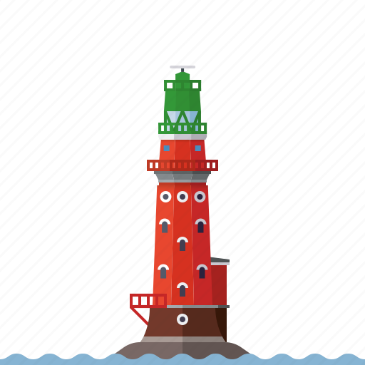 Beacon, germany, hohe weg, lighthouse, nautical, north sea, weser river icon - Download on Iconfinder