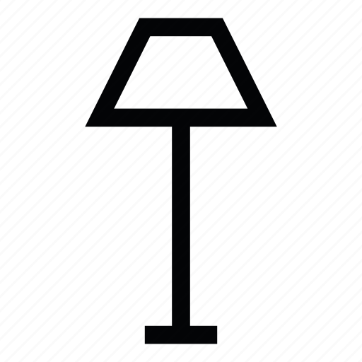 Floor lamp, lamp, light, lighting, torchere icon - Download on Iconfinder