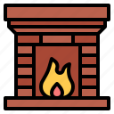 fireplace, bonfire, fire, decoration, lighting, light