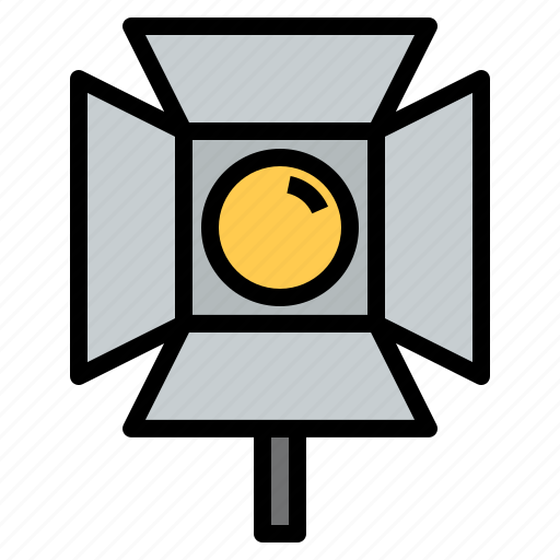 Light, bulb, electricity, illumination, lighting, film, cinema icon - Download on Iconfinder