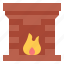 fireplace, bonfire, fire, decoration, lighting, light 