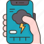 weather, checking, forecast, warning, mobile 