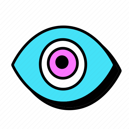 Eye, view, password, hide sticker - Download on Iconfinder