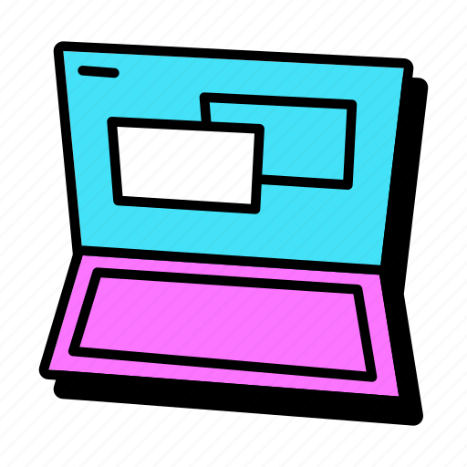 Notebook, computer, device, pc sticker - Download on Iconfinder