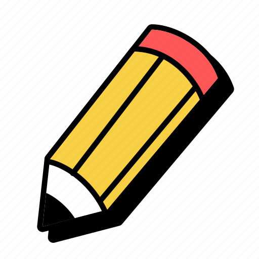 Pencil, draw, edit, drawing, tool, pen, write sticker - Download on Iconfinder