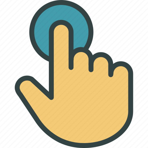 Clic, click, hand, pointer icon - Download on Iconfinder