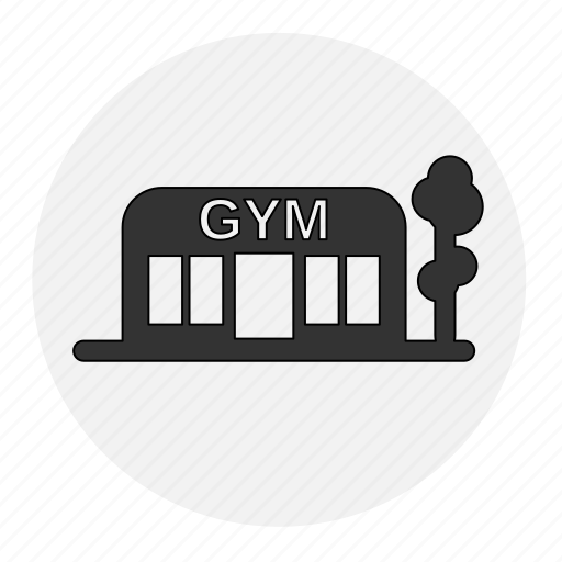 Bodybuilding, building, fitness, gym, health, line, place icon - Download on Iconfinder