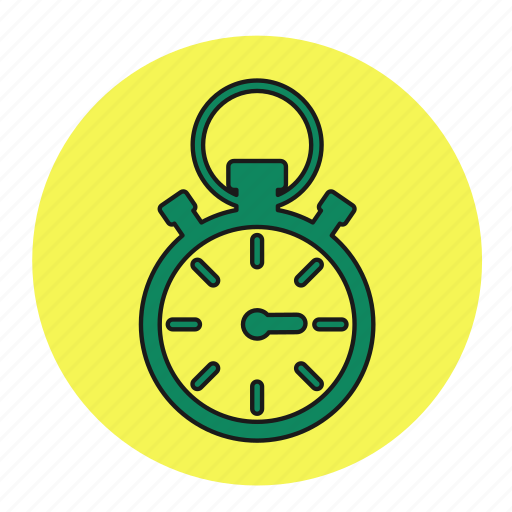 Bodybuilding, fitness, health, line, stopwatch, timer, watch icon - Download on Iconfinder