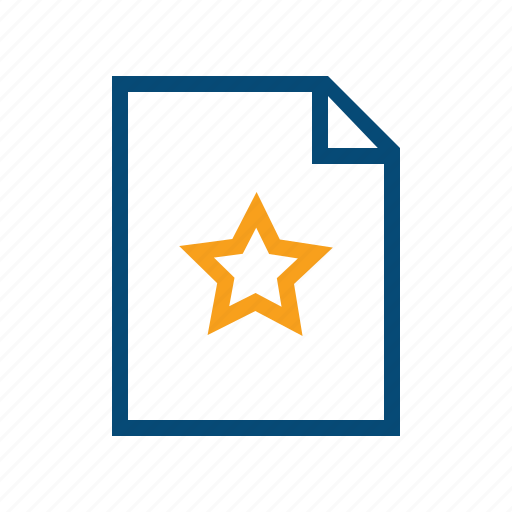 Create, document, template, bookmark, favorite, file, star icon - Download on Iconfinder