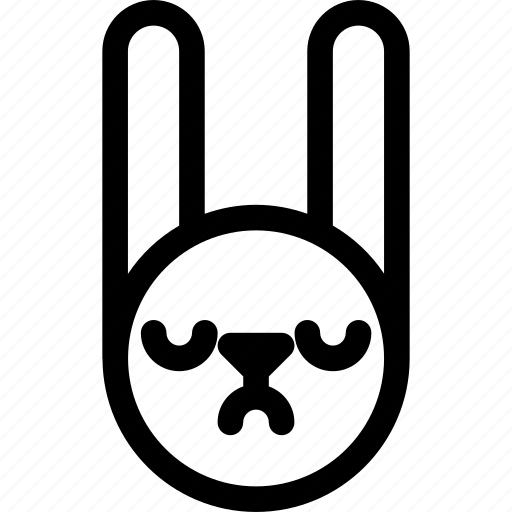 Animal, easter, emoji, emoticon, hare, proud, rabbit icon - Download on Iconfinder