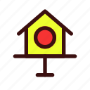birdhouse, bird, house, home, garden, nest, tree