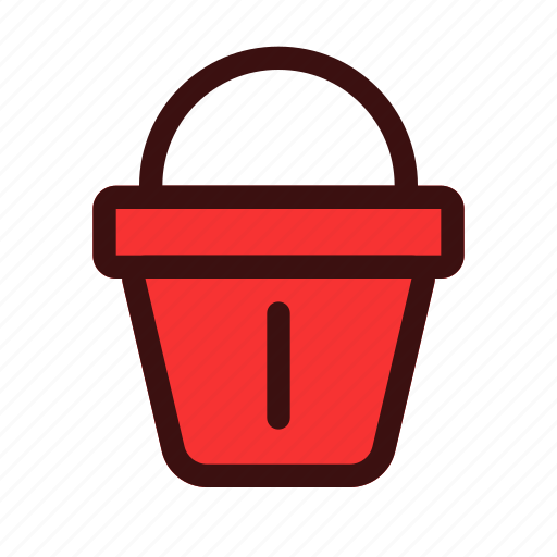 Garden, farm, bucket, container, water, fisherman, basket icon - Download on Iconfinder