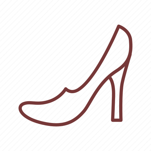 Female, heel, shoe, girl, woman, women icon - Download on Iconfinder
