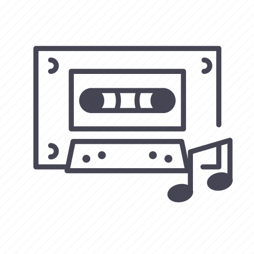 Music, electronic, audio, cassette icon - Download on Iconfinder