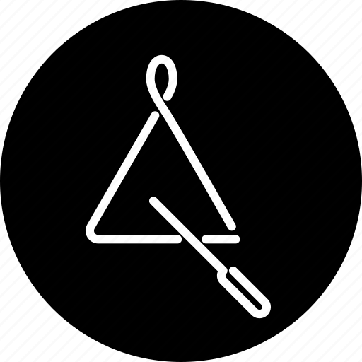 Instrument, music, musical, percussion, triangle icon - Download on Iconfinder