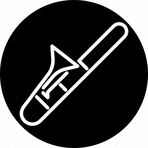 Brass, instrument, jazz, music, musical, trombone, wind icon - Download on Iconfinder
