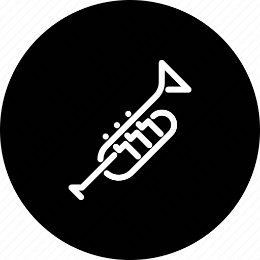 Brass, instrument, jazz, music, musical, trumpet, wind icon - Download on Iconfinder