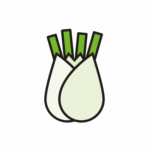 Bulb, fennel, food, vegetables icon - Download on Iconfinder
