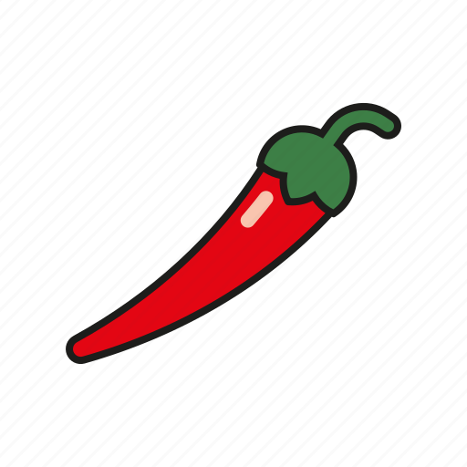 Chili, food, hot, pepper, red, vegetables icon - Download on Iconfinder