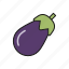 eggplant, food, vegetables 