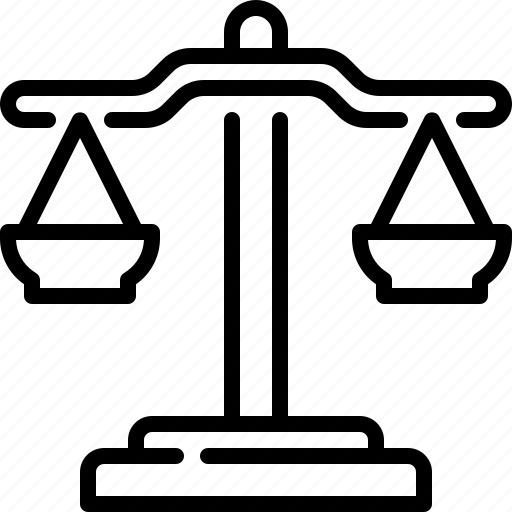 Law, justice, scales, balance, attorney, judge icon - Download on Iconfinder