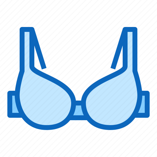 Underwear Bra Lace Icon Filled Outline Style Stock Vector by