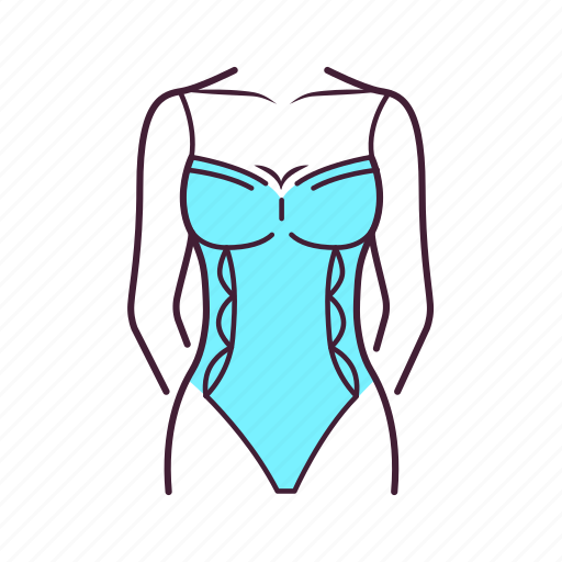 Bodysuit, feminine, figure, lingerie, textile, underwear, women icon - Download on Iconfinder