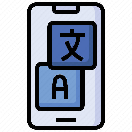Smartphone, foreign, language, translate, dialogue, mobile, phone icon - Download on Iconfinder