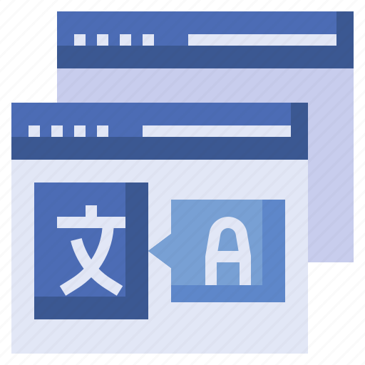 Web, page, translation, browser, website, communications icon - Download on Iconfinder