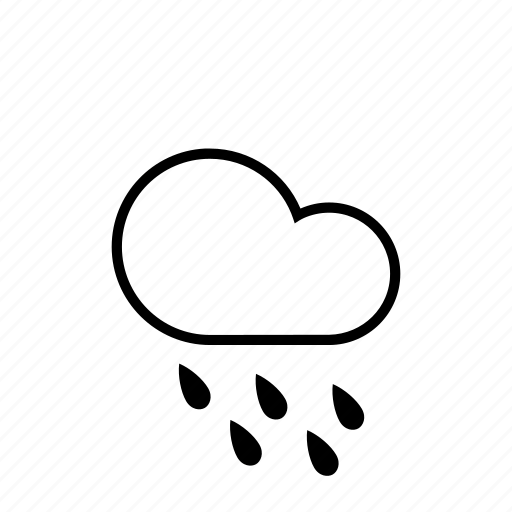 Weather, rain, cloud, slanting rain icon - Download on Iconfinder